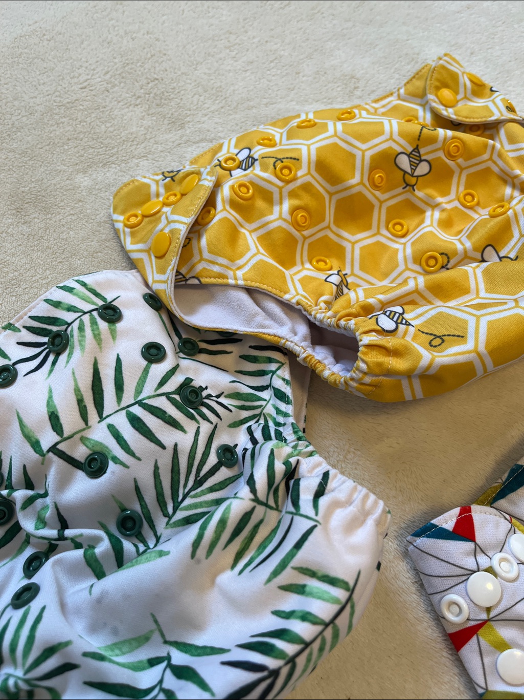 Nora’s Nursery | Adjustable Cloth Diapers Multi-Color Lot & Inserts — image 6 of 6
